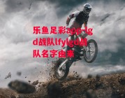 乐鱼足彩app-lgd战队lfylgd战队名字由来